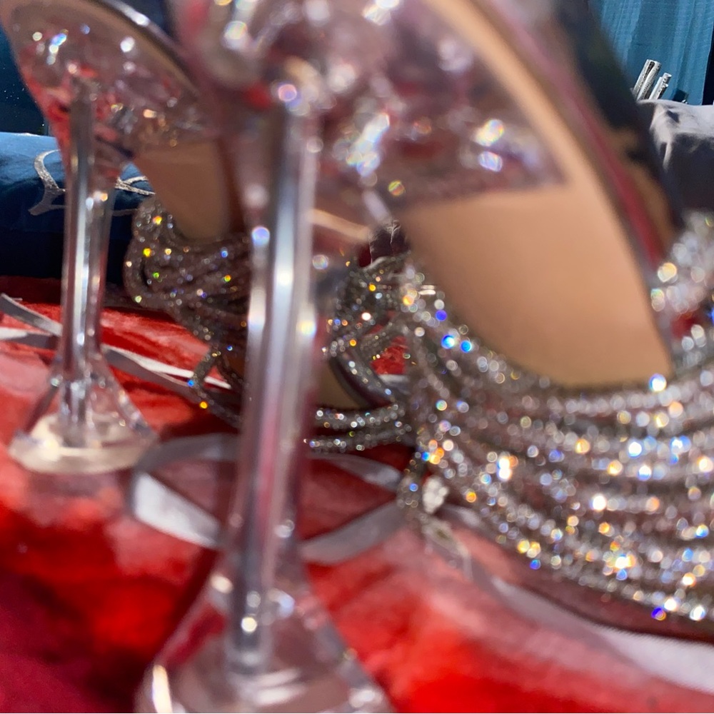Glass heels 😍